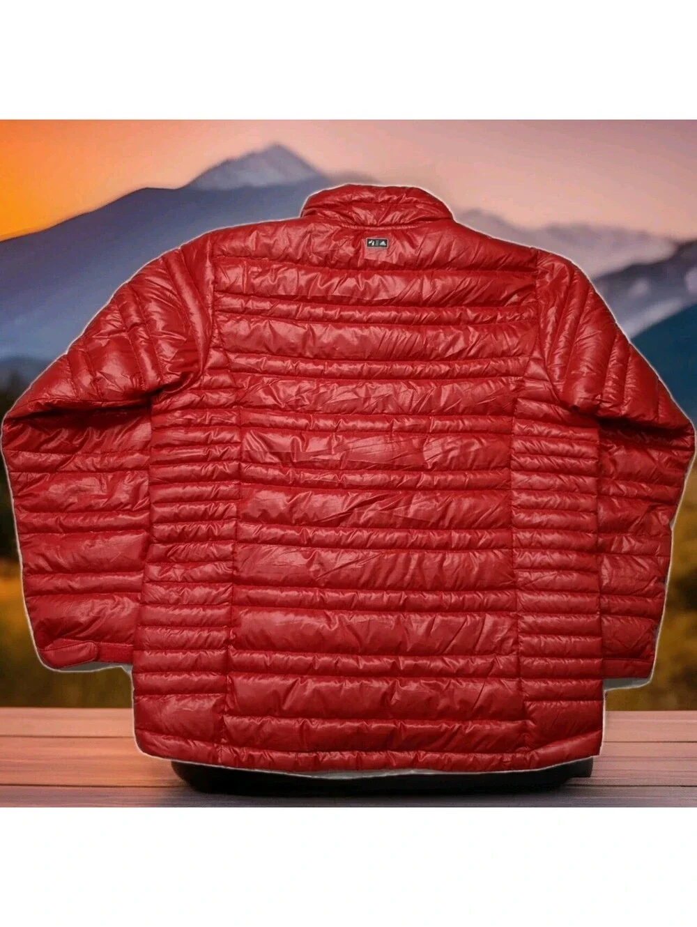 Adidas 053 Down Quilted Winter Puffer Jacket Red Mens XL Packable Soccer Running